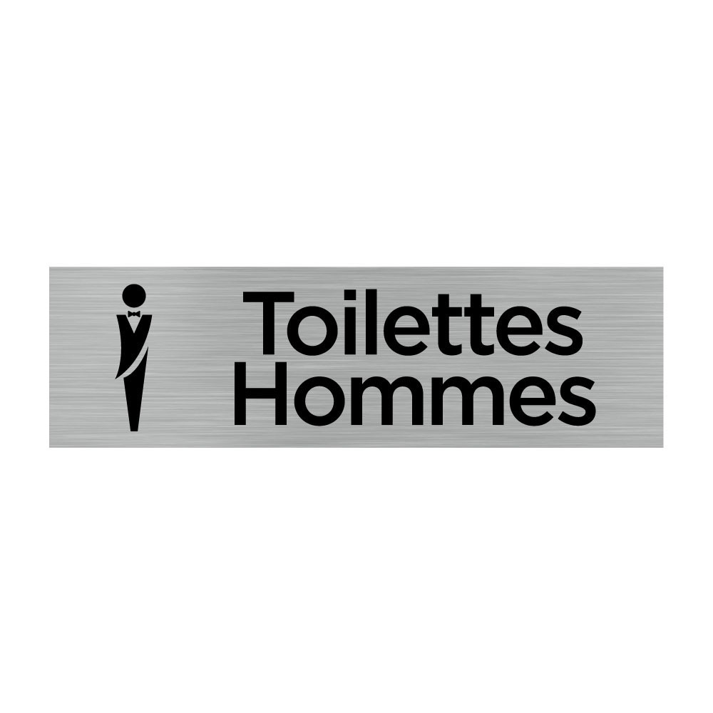 Pictogramme TOILETTES HOMMES Q0060 Signalisation Porte 170 X 50 Mm