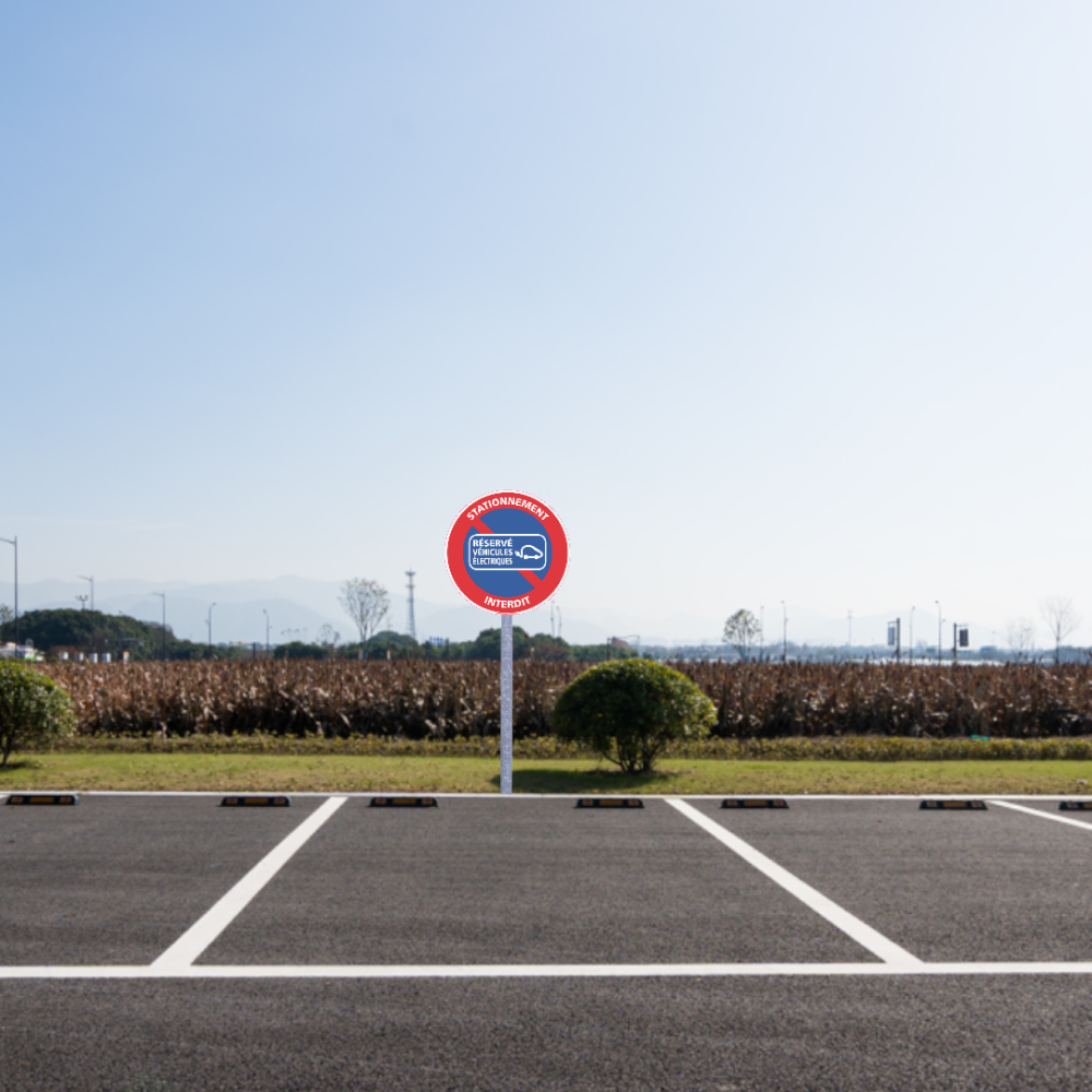 Panneau Stationnement Reserve Aux Vehicules Electriques L