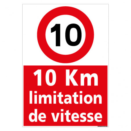 Panneau Limitation De Vitesse A Km H D