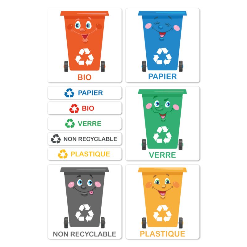 Etiquette papier recyclé écologique autocollante