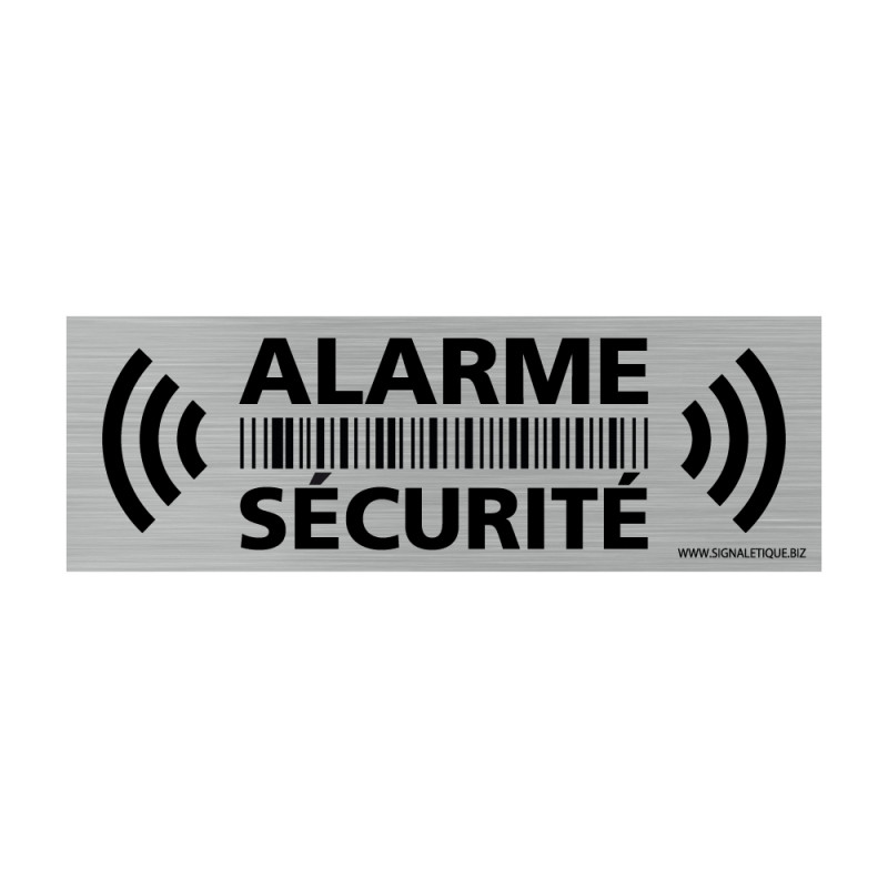 Lot de 10 stickers Alarme video surveillance maison / Marque