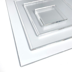 Panneau Acrylique Transparent En Plexiglas 200x200mm, Feuille De
