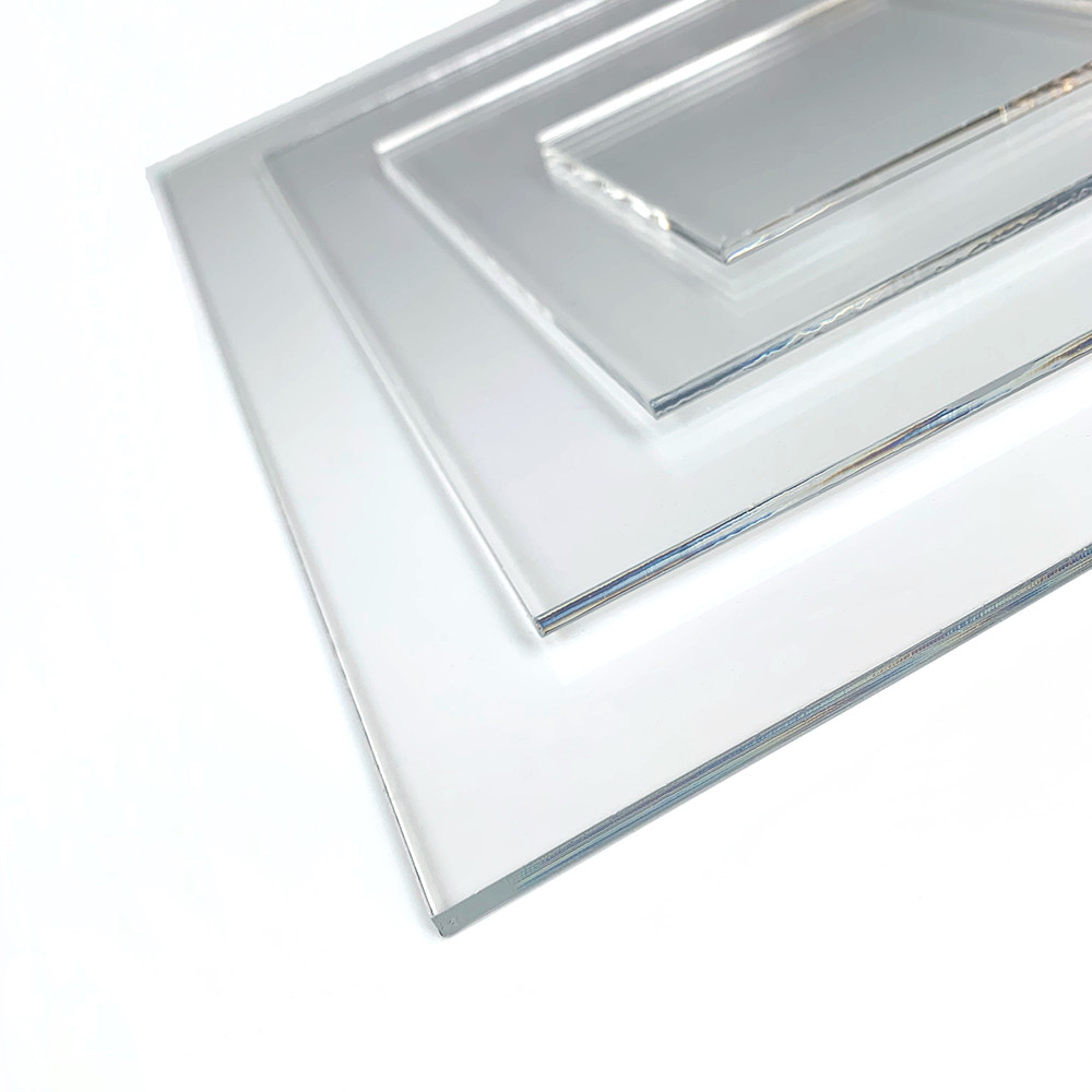 Planche acrylique ronde en plexiglas transparent, feuille de