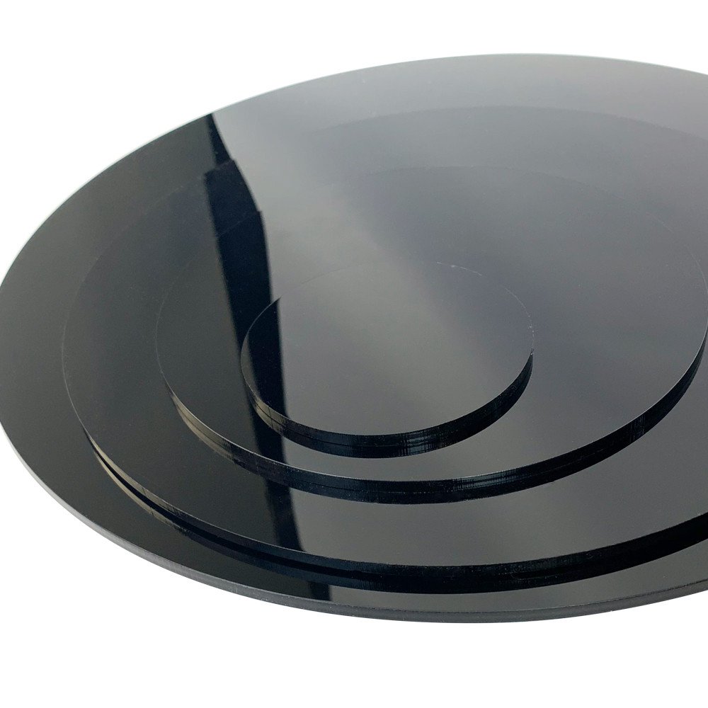 Plaque Plexigglas ronde avec choix de l'épaisseur 35 cm (350 mm)