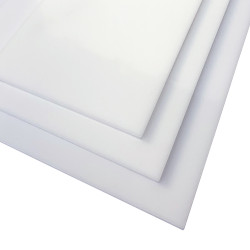 Plaque pmma 3 mm blanc mat L.200 x 100 cm