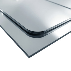 Plaque Plexigglas 1 mm. Feuille de verre acrylique. Plexigglas transparent.  Verre synthétique. Plaque PMMA XT. Plexigglas