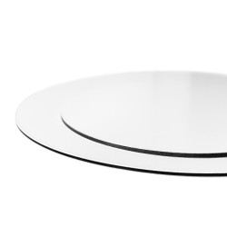 SORA Acrylique Ronde/Disque en plexiglas 4mm XT Transparent - Diamètre 30  cm : : Cuisine et Maison