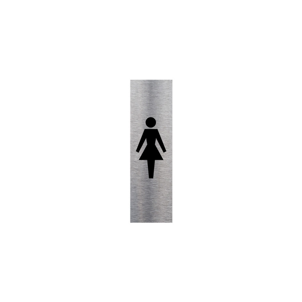 Pictogramme Toilettes Femmes Q0131 Signalisation Porte 50 X 170 Mm Autocollant Souple Ou 8849