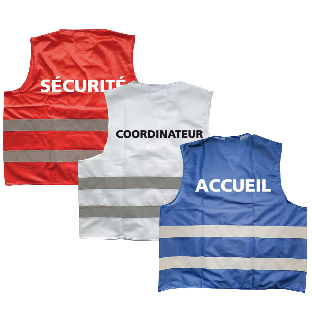 Couleur gilet de sécurité sale