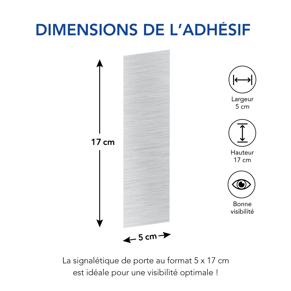 Pictogramme Wc Homme Femme Q0126 Signalisation Porte 170 X 50 Mm Autocollant Souple Ou 4949