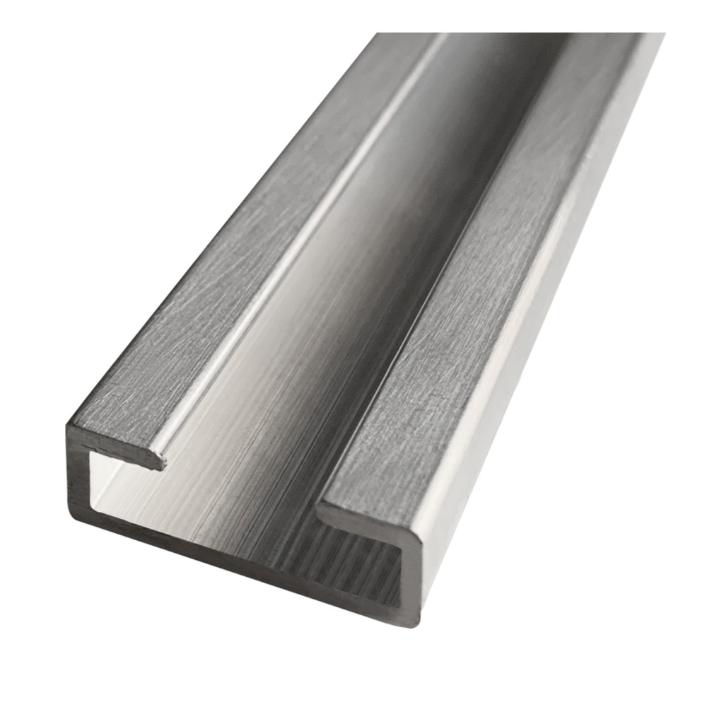 ANKO PLANEN Rail de fixation, 1 m, 7,5 mm, en aluminium, 45