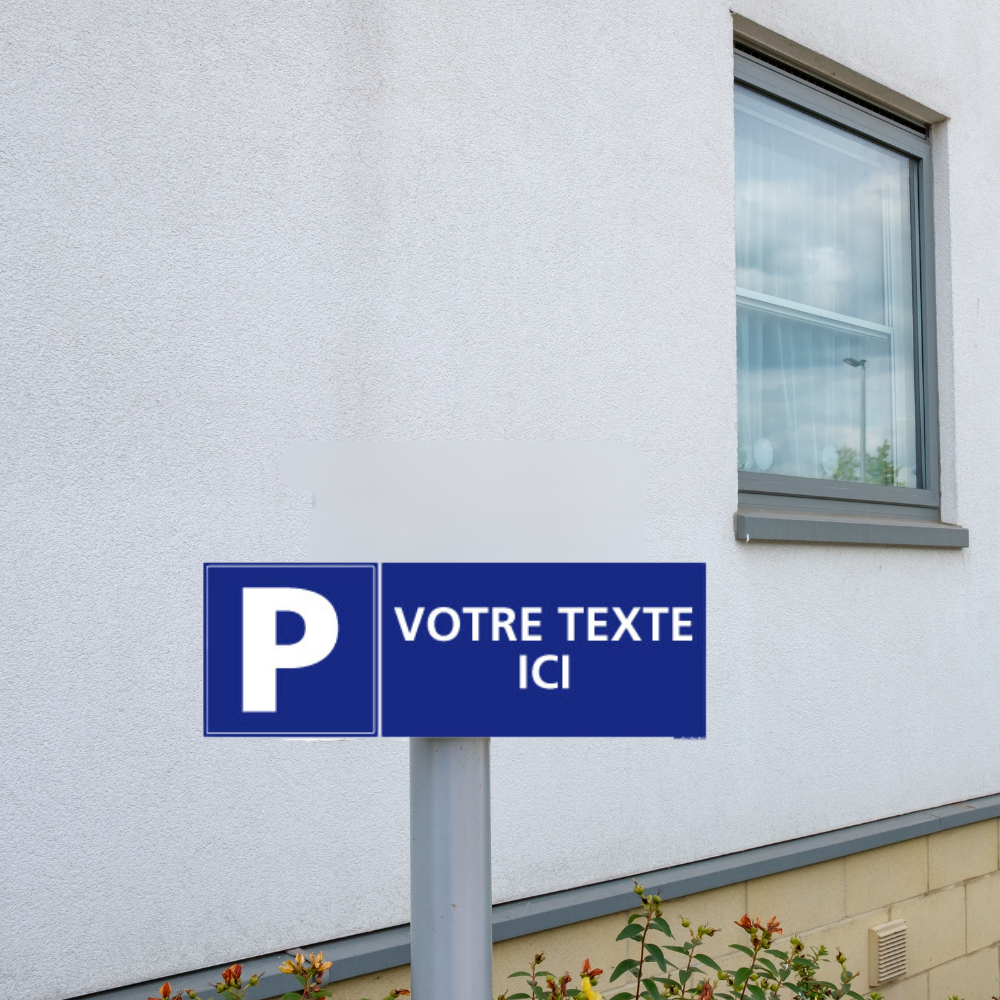 Panneau De Signalisation Parking Personnalisable L