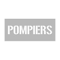 Pochoir pompiers