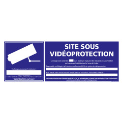 PANNEAU SITE SOUS VIDEO PROTECTION (G1180)