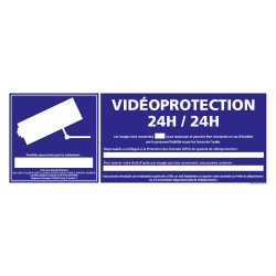 PANNEAU VIDEO PROTECTION 24H/24H (G1182)