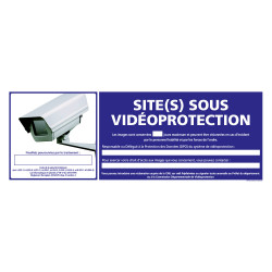 PANNEAU SITE(S) SOUS VIDEO PROTECTION (G1184)