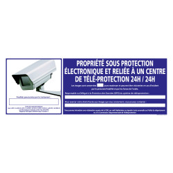 PANNEAU PROPRIETE SOUS PROTECTION ELECTRONIQUE (G1185)