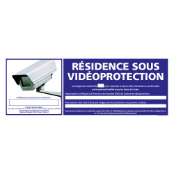 PANNEAU RESIDENCE SOUS VIDEOPROTECTION (G1191)