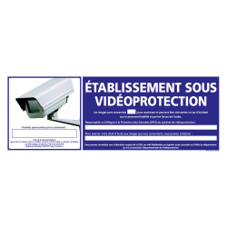 PANNEAU ETABLISSEMENT SOUS VIDEO PROTECTION (G1192)