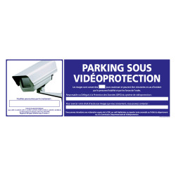 PANNEAU PARKING SOUS VIDEO PROTECTION (G1194)