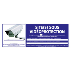 PANNEAU SITE(S) SOUS VIDEO PROTECTION (G1196)