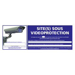 PANNEAU SITE(S) SOUS VIDEO PROTECTION (G1197)