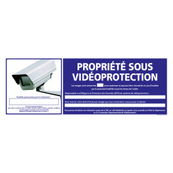 PANNEAU PROPRIETE SOUS VIDEO PROTECTION (G1198)