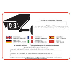 Panneau video surveillance