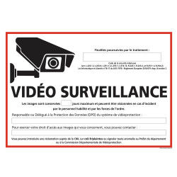 PANNEAU VIDEOSURVEILLANCE (G1437)