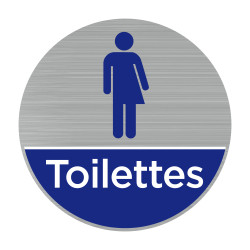 Plaque toilettes non genrées, plaque toilette genre neutre