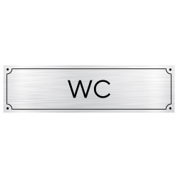 Plaque de porte pour WC (GRAV0003)