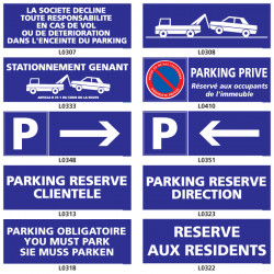 Panneau Parking privé renforcé - STOCKSIGNES