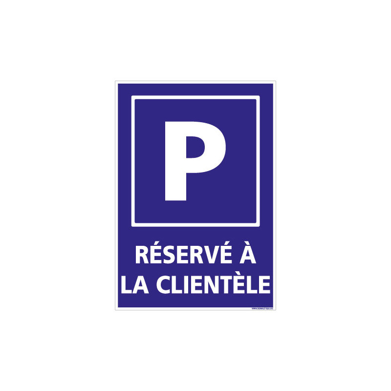 ▷ Panneau Parking Réservé
