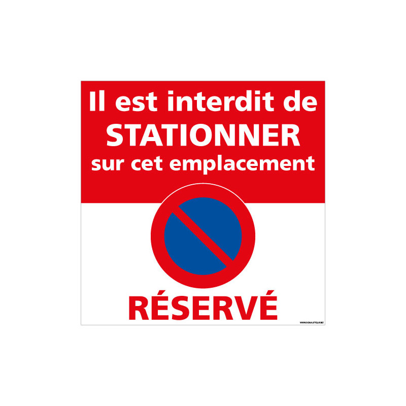 Kit de signalisation ECO Stationnement interdit