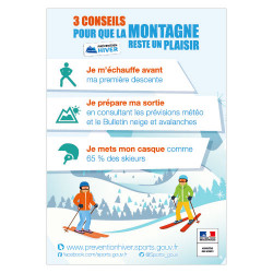 PANNEAU 3 CONSEILS POUR LA MONTAGNE (H0361)