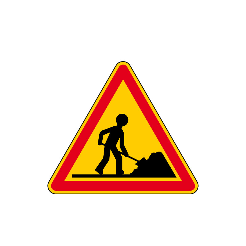 Panneau De Chantier Danger Attention Travaux Ak5