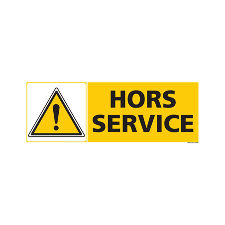 Panneau HORS SERVICE (C0410)