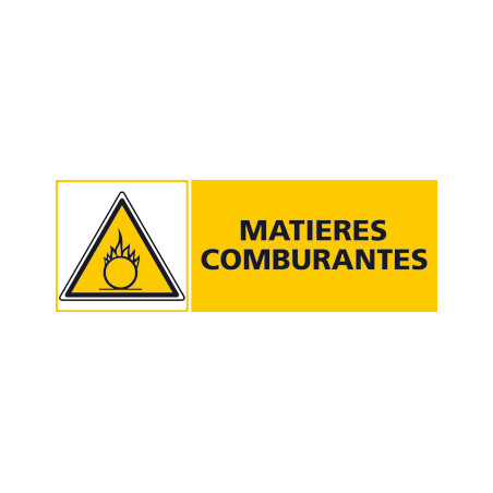 Panneau MATIERES COMBURANTES