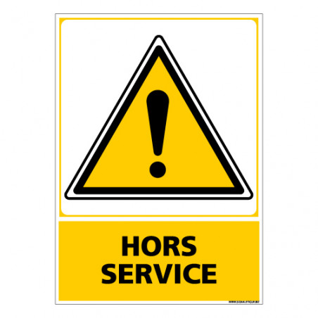 Panneau HORS SERVICE (C0640)